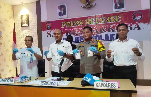 Polres Kolaka Berhasil Gagalkan Sabu Siap Edar Seberat 2 Kg