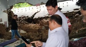 Baru saja Dibangun, Proyek Talud SDN 4 Kolakaasi Amruk Hingga Menimpa Dua Ruang Kelas