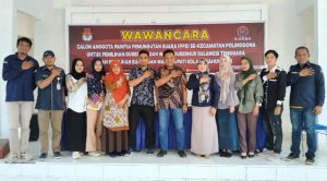 KPU Kolaka Gelar Test Wawancara Bagi Puluhan Calon Anggota PPS, di Polinggona