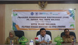 Bersama BLK , PT.Antam Gelar Pelatihan Las Fitter Structure Berbasis Kompetensi
