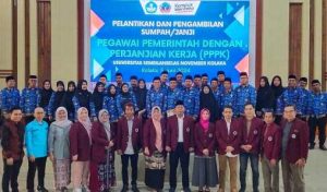 Rektor USN Kolaka Lantik 31 Pegawai P3K