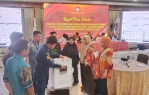 Pleno KPU , Berikut Hasil Rekapitulasi Suara di Setiap Kecamatan se-Kabupaten Kolaka