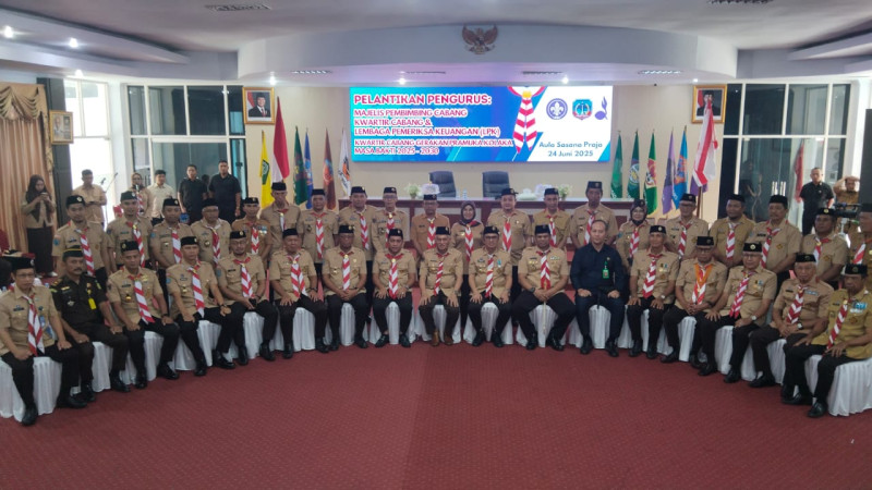 Ketua Kwarda Pramuka Sultra, Lantik Ketua MABICAB Pramuka Kabupaten Kolaka Masa Bakti 2025-2030