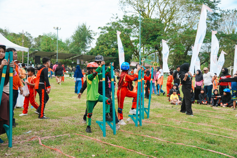 Bangun Karakter Anak Untuk Cinta Budaya Lokal, Antam Gelar Fun Games Traditional