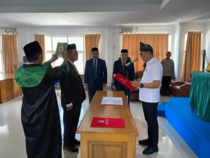 Menempati Jabatan Inspektur Daerah, Bupati Kolaka Kukuhkan Kembali Mujahiddin